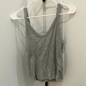 American Eagle Soft and Sexy Grey Rib Tank - Size S
